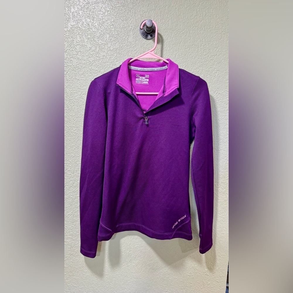 Under Armour Magenta ColdGear Pullover